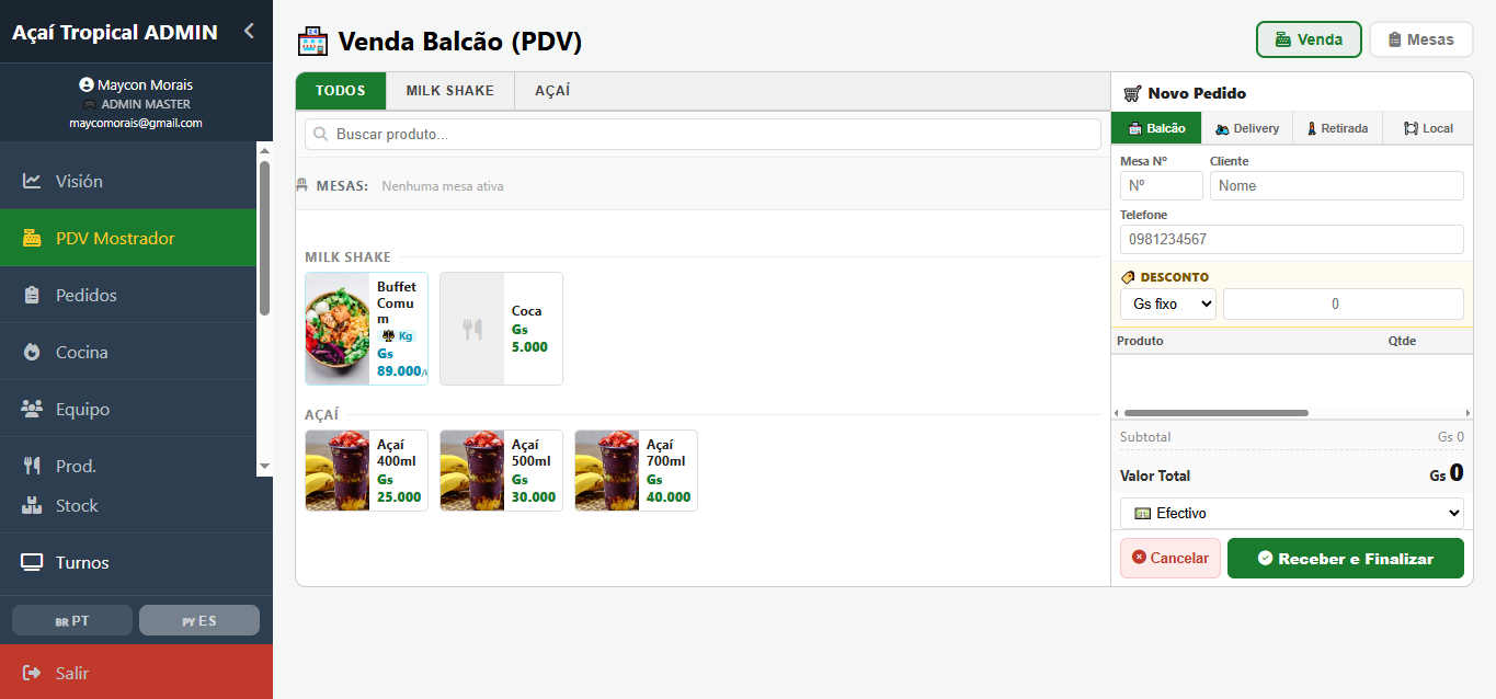 Software para restaurantes